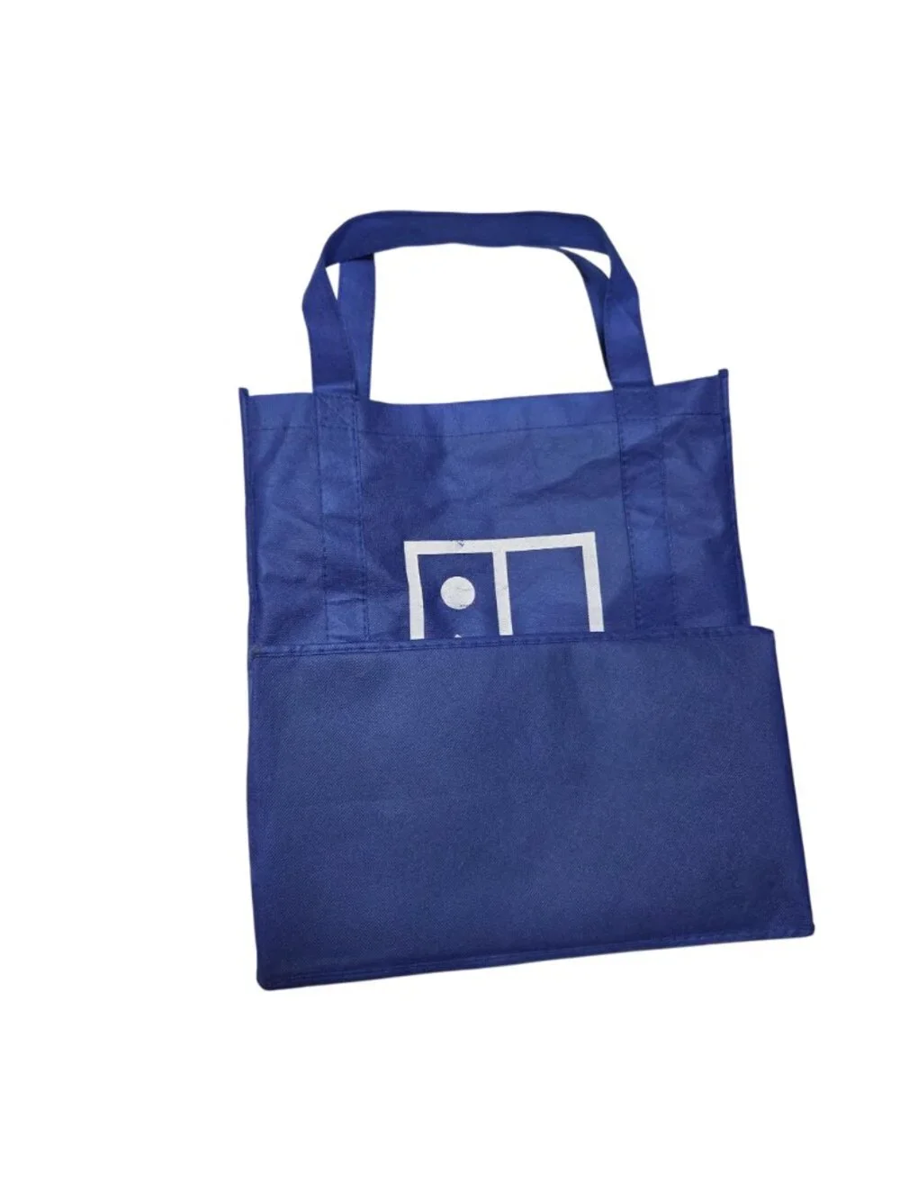 Goodwill Blue Reusable Tote Bag Shopping Handles Eco Friendly Non Woven Material
